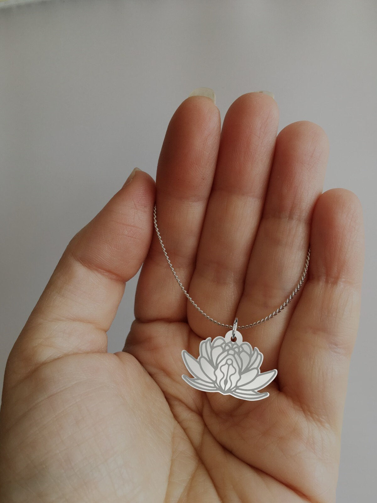 Lotus Flower Vulva Necklace - Talisman Trove