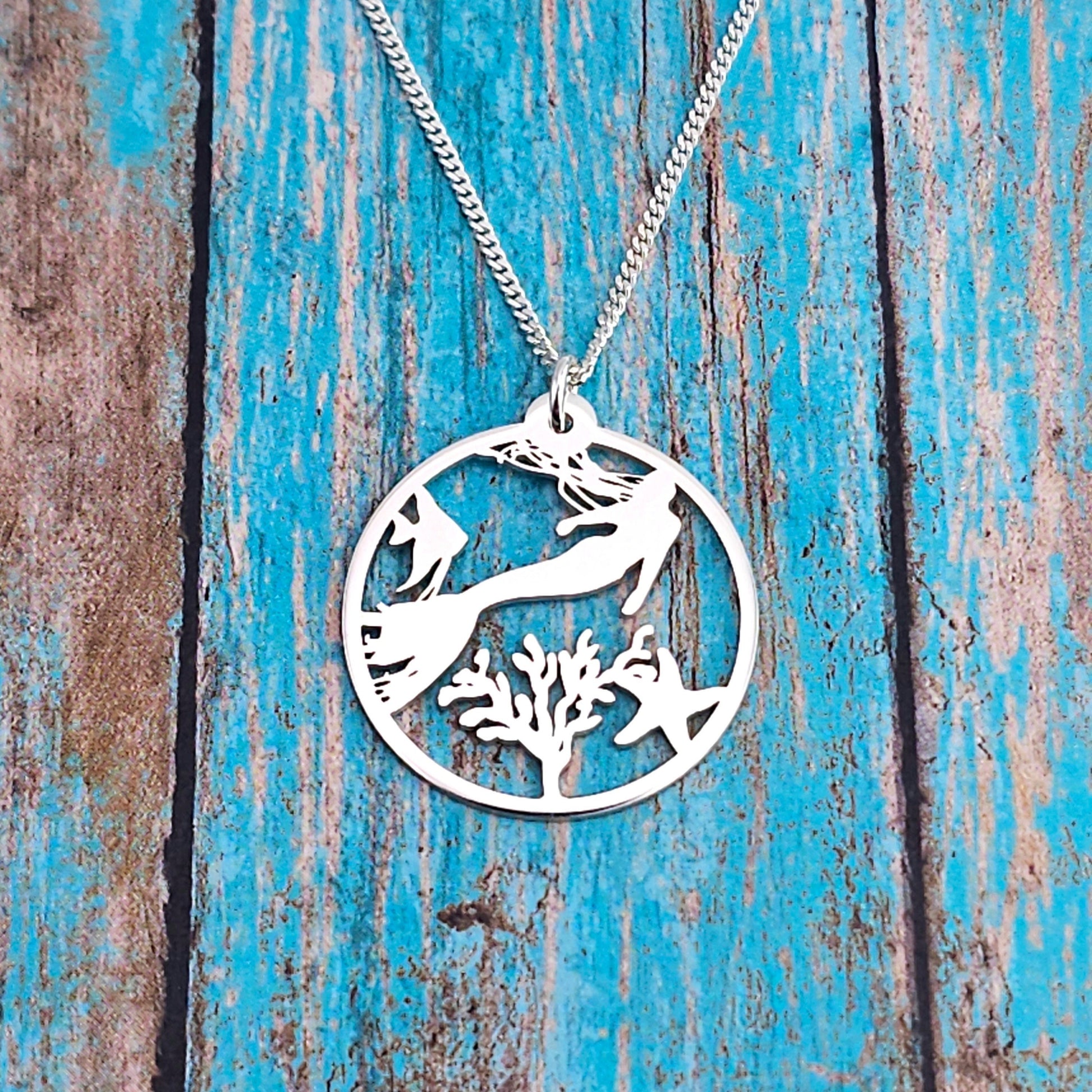 Mermaid Sea Life Necklace - Talisman Trove