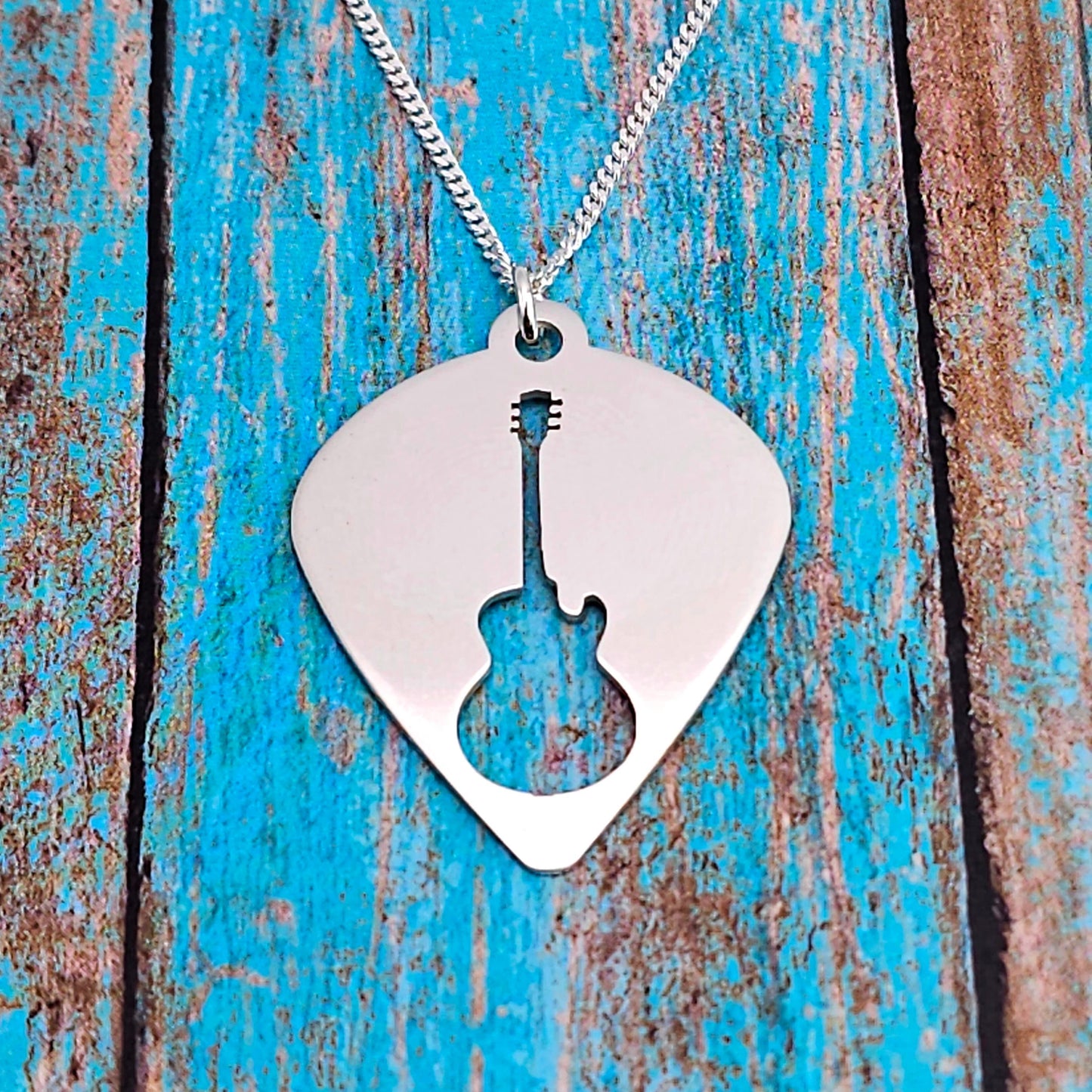 Jazz Guitar Pick Necklace - Talisman Trove