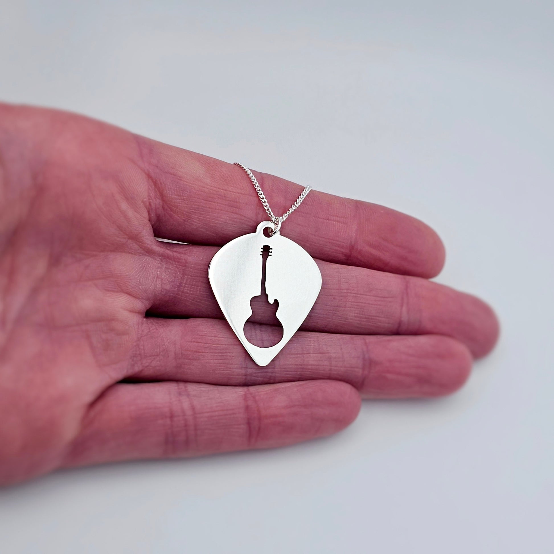 Jazz Guitar Pick Necklace - Talisman Trove